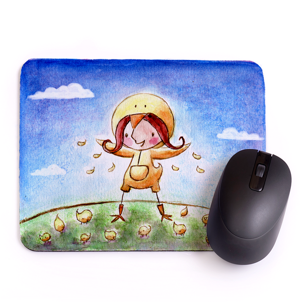 Niña Pollita Mouse Pad