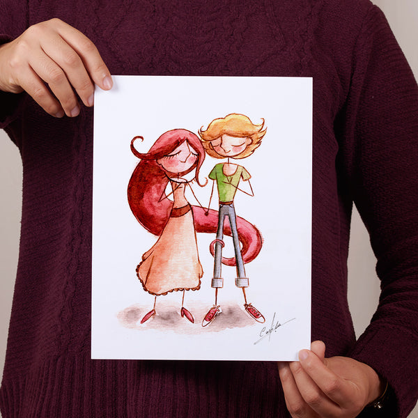 Pareja Lamina Mediana Vertical